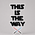 Star Wars The Mandalorian - This is the way Sticker (S)