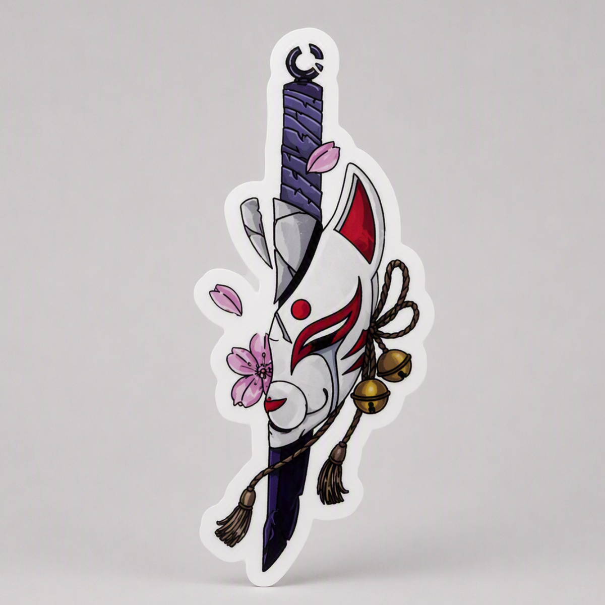 Anime Fox Mask Sticker (XS)