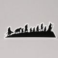 The Lord of the Rings - The Fellowship Sticker (XXS)