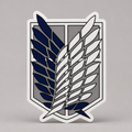 Attack on Titan - Survey Corps Wings of Freedom Sticker (M)