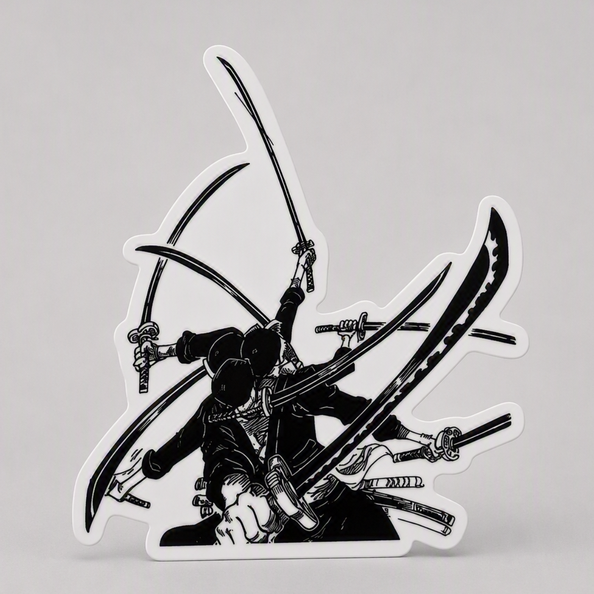 One Piece Zoro Multi Sword Style - Sticker (S)