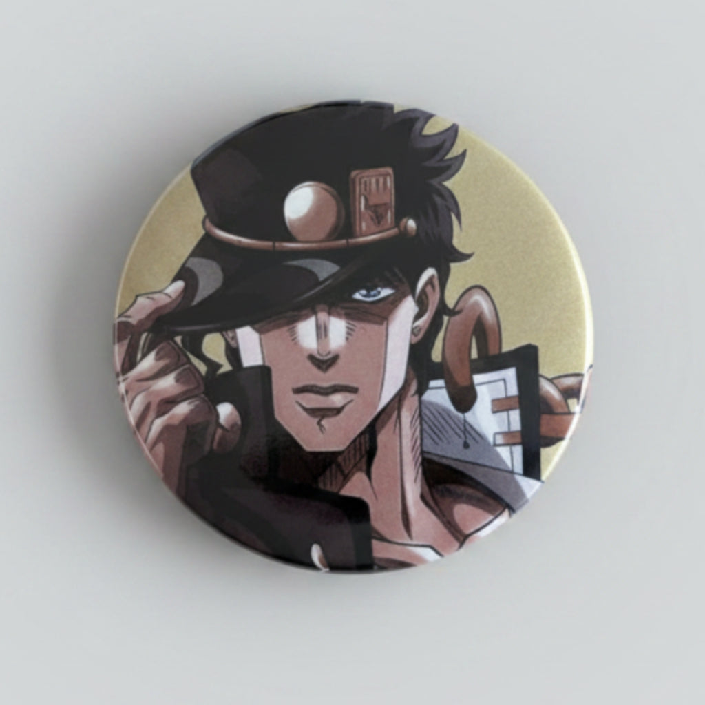 Jojo's Bizarre Adventure Badge Kujo Jotaro
