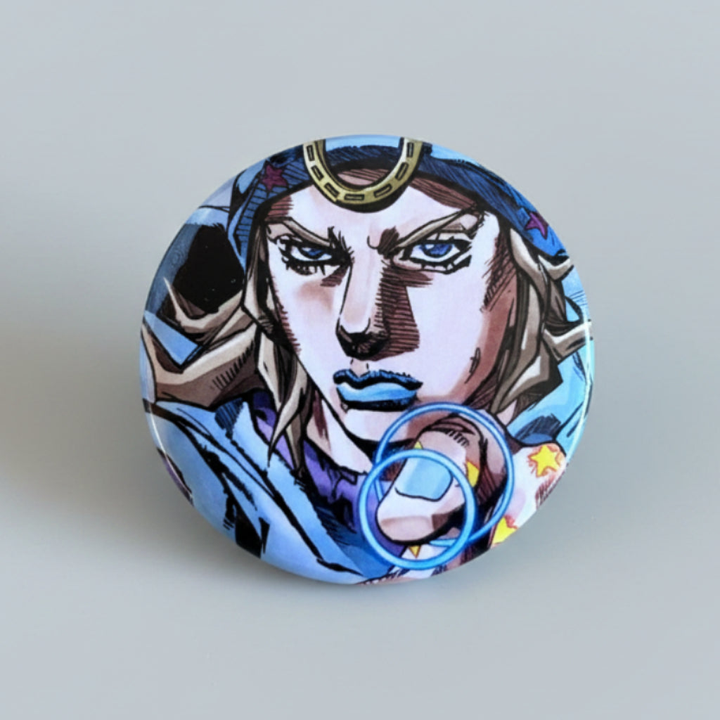 Jojo's Bizarre Adventure Badge Johnny Joestar