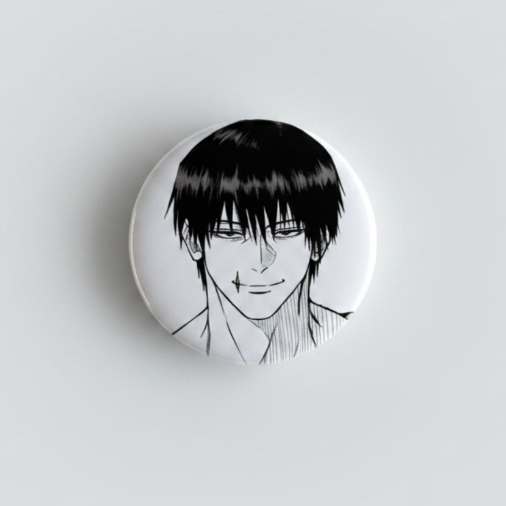 Jujutsu Kaisen Badge Touji Fushiguro Toji Zenin