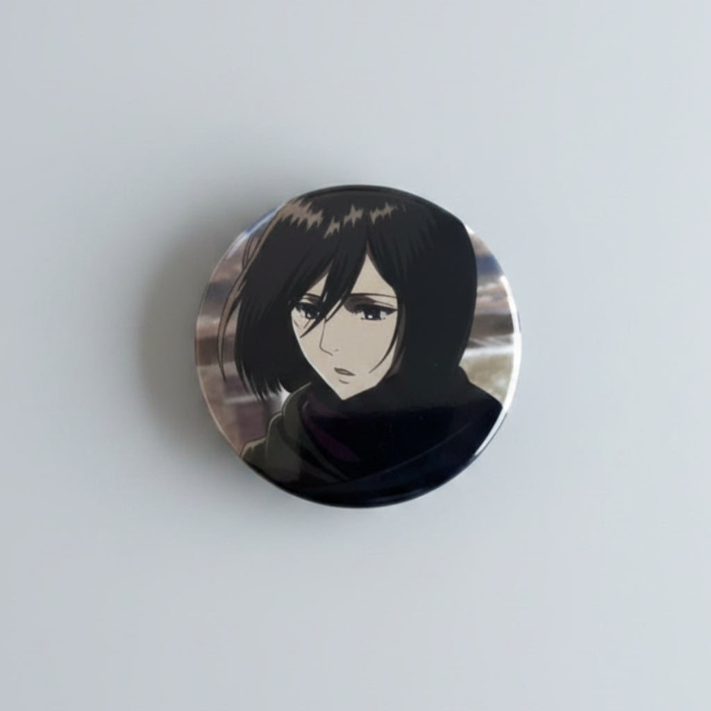 Attack on Titan Badge Mikasa Ackerman