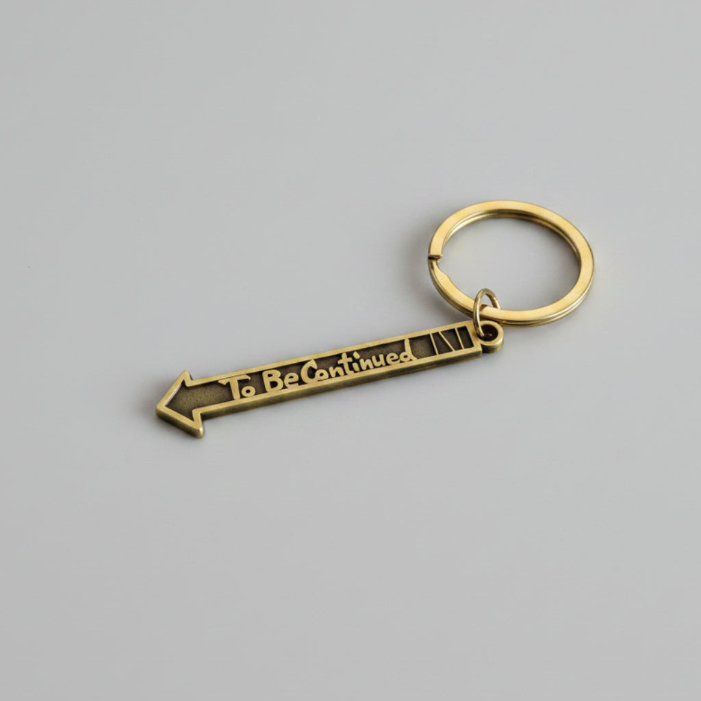 Jojo's Bizarre Adventure To Be Continued Keychain