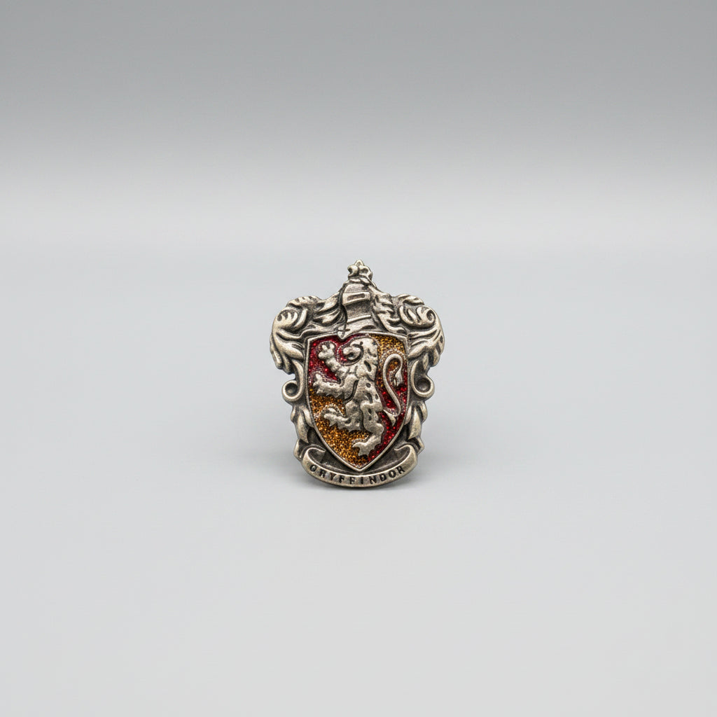 Harry Potter Metal Alloy Pin Hogwarts Crest Symbol