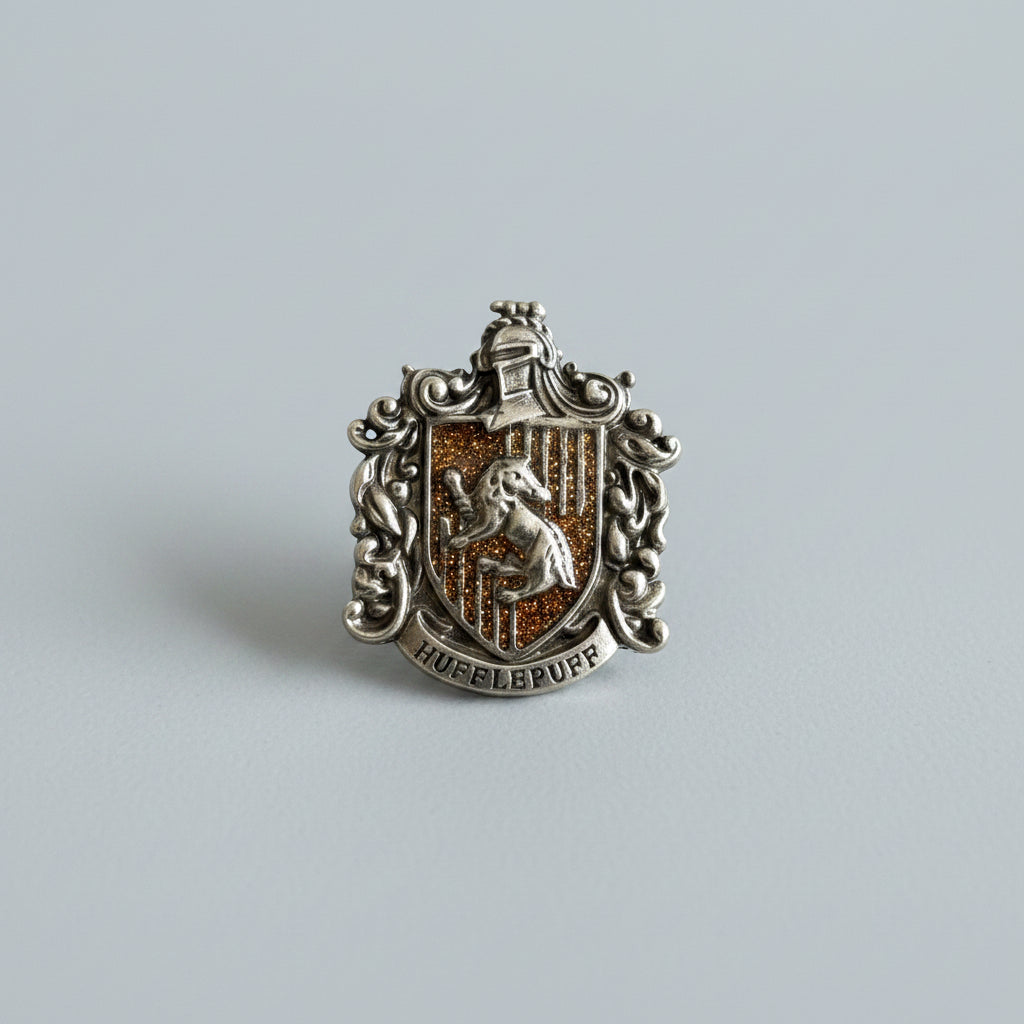 Harry Potter Metal Alloy Pin Hogwarts Crest Symbol