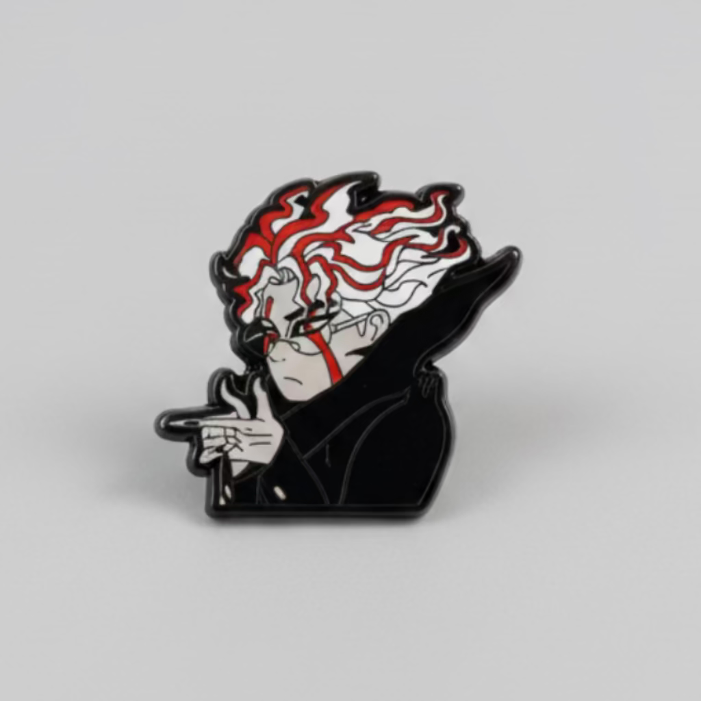 Dan Da Dan Enamel Pin Okarun Tatakura Ken